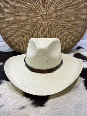 Stetson Bighorn Outdoor Straw Hat (size L)